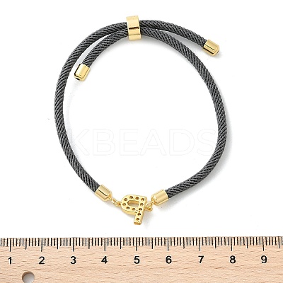 Adjustable Nylon Cord Bracelets X-BJEW-C096-01G-16-1