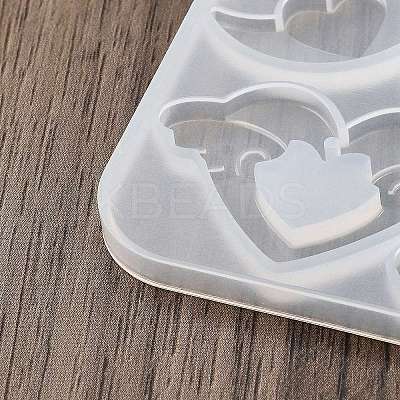 Heart DIY Silicone Ornaments Pendant Molds SIMO-R012-02-1