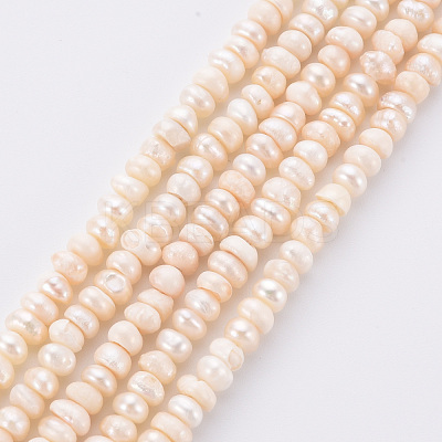 Natural Cultured Freshwater Pearl Beads Strands X-PEAR-N010-005-1