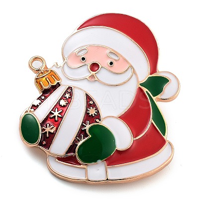Christmas Theme Alloy Enamel Brooches JEWB-S022-03E-1