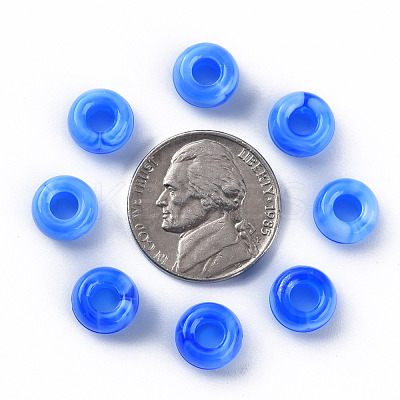 Acrylic European Beads MACR-S375-002B-02-1