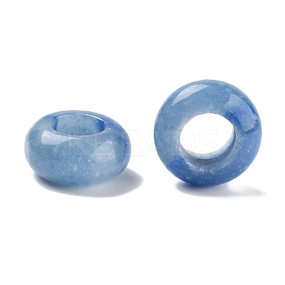 Dyed & Heated Natural Blue Aventurine Beads G-C134-02E-1