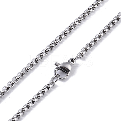 Non-Tarnish 201 Stainless Steel Pendant Necklaces NJEW-C042-07P-1