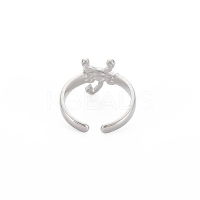 Non-Tarnish 304 Stainless Steel 12 Constellations/Zodiac Signs Open Cuff Ring for Women RJEW-S405-156P-E-1