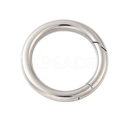304 Stainless Steel Spring Gate Rings STAS-V012-03P-1