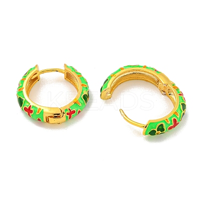 Rack Plating Brass Hoop Earrings EJEW-C102-45G-1