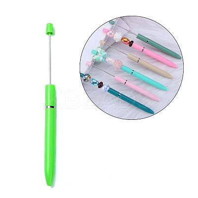 Plastic Beadable Pens DIY-Q036-01C-1