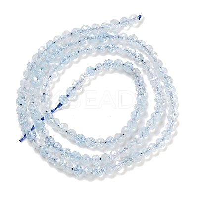 Natural Aquamarine Beads Strands G-L587-A02-03-1