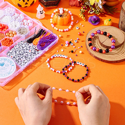 DIY 24 Style ABS & Acrylic Beads Jewelry Making Finding Kit DIY-TAC0031-01-1