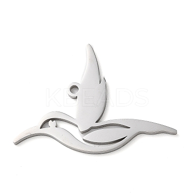 Non-Tarnish 304 Stainless Steel Pendants STAS-R116-02P-1