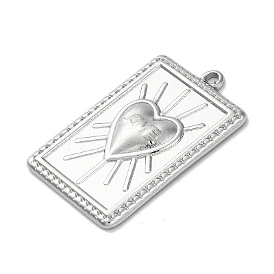 Anti-Tarnish 304 Stainless Steel Pendants STAS-K293-09P-1