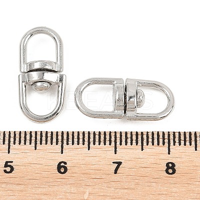Alloy Double Eye Swivel Clasps FIND-C091-01P-1