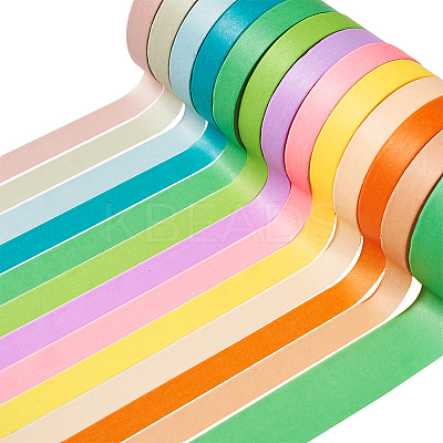 12 Colors DIY Scrapbook Decorative Adhesive Tapes DIY-TA0002-40-1