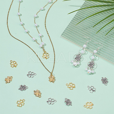 140Pcs 4 Styles Alloy Pendants FIND-PH0024-93-1