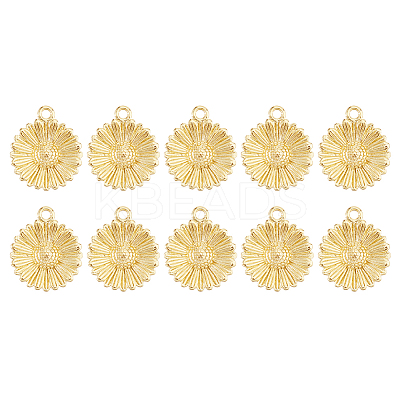 10Pcs Brass Pendants KK-HS0015-61-1