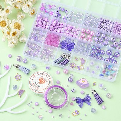 DIY Flower Bracelet Making Kit DIY-FS0002-97-1