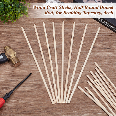 50Pcs Wood Craft Sticks DIY-OC0013-82A-1