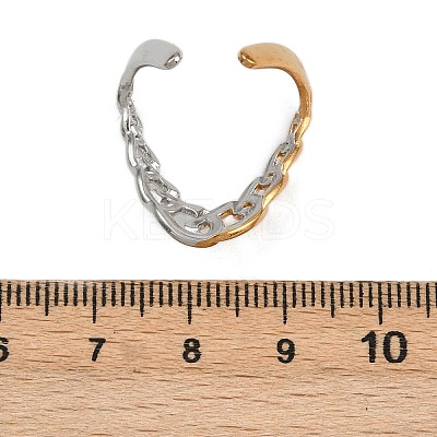 304 Stainless Steel Cuff Rings for Women LS-RJEW-L133-03GP-03-1