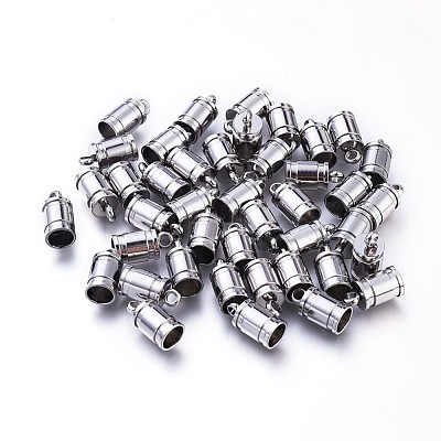 Tarnish Resistant 304 Stainless Steel Cord Ends STAS-E020-4-1
