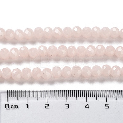 Baking Paint Imitation Jade Glass Bead Strands X-DGLA-A034-J6MM-A41-1