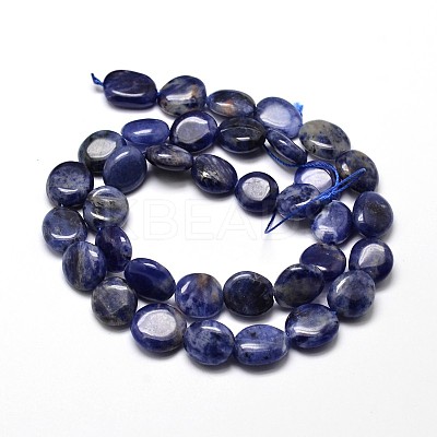 Natural Sodalite Nuggets Beads Strands LS-G-J336-09-1