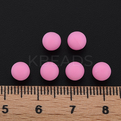 Opaque Acrylic Beads PAB702Y-B01-03-1
