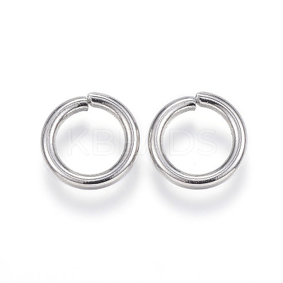 Tarnish Resistant 304 Stainless Steel Open Jump Rings A-STAS-E113-11P-1