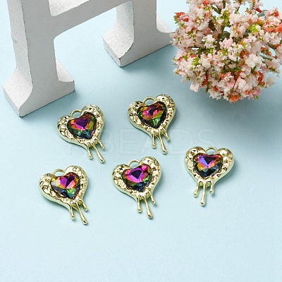 Rack Plating Alloy Glass Pendants FIND-YW0001-86A-1
