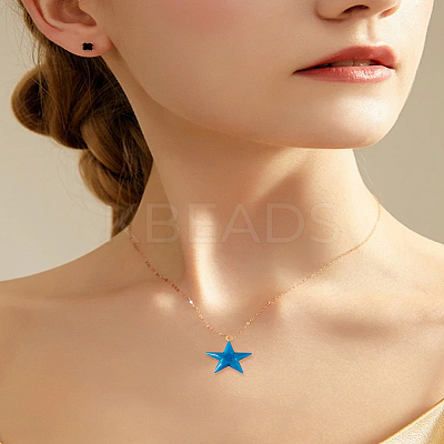 2Pcs 2 Styles DIY Silicone Star Moon Molds Pendants Making Kits DIY-LP0004-53-1