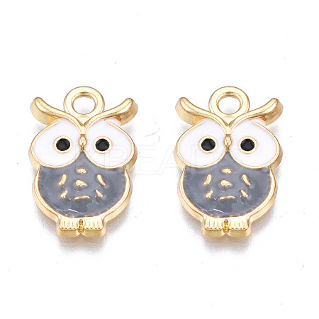 Alloy Enamel Pendants PALLOY-N170-019B-NR-1