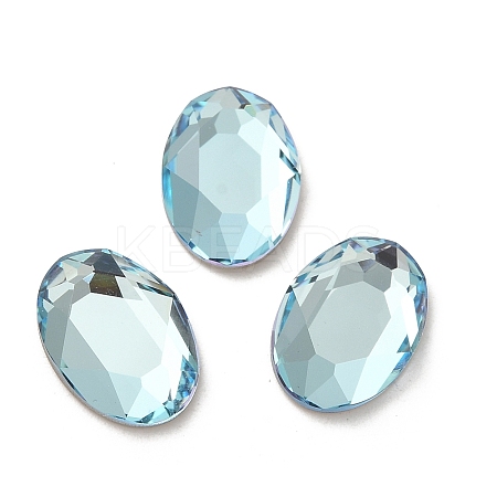 Glass Rhinestone Cabochons RGLA-P037-13A-D202-1