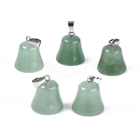 Natural Green Aventurine Pendants G-N349-15P-05-1