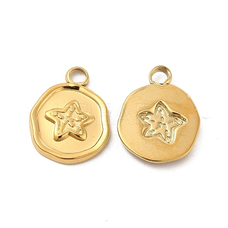 Ion Plating(IP) 304 Stainless Steel Pendants LS-STAS-B032-36G-1