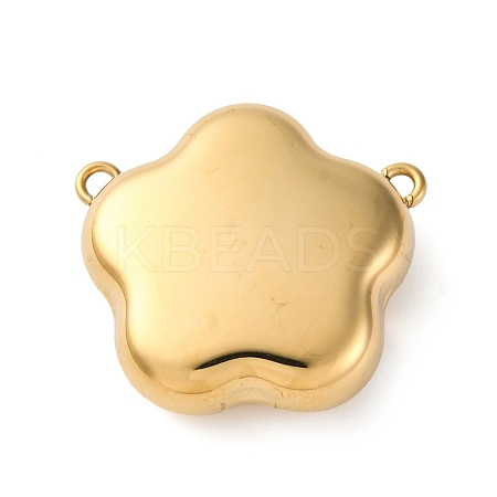 316 Surgical Stainless Steel Flower Pendants STAS-K258-42G-1