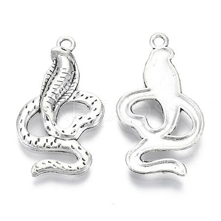 Tibetan Style Alloy Pendants X-TIBEP-Q088-002AS-RS-1