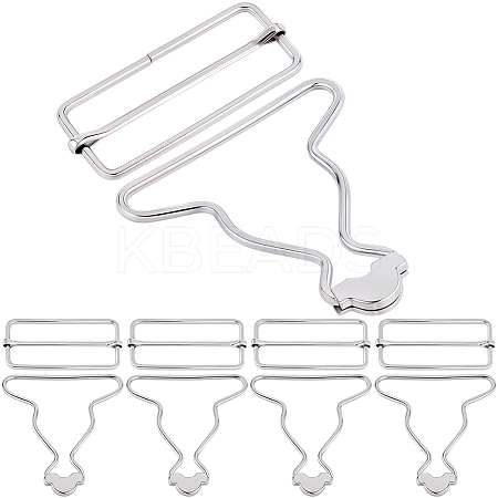 10 Sets Iron Gourd Buckle and In-line Buckle DIY-BBC0002-75B-P-1