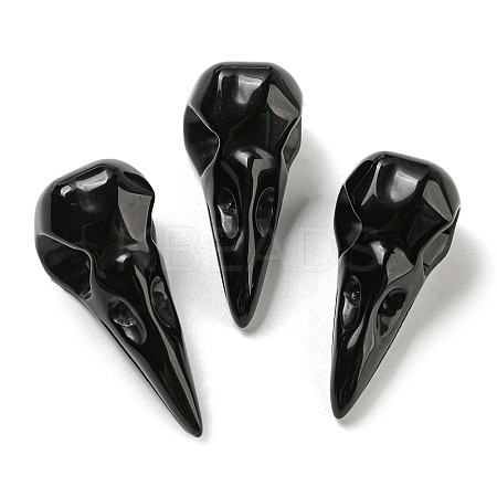 Natural Obsidian Pendants G-M417-06A-1