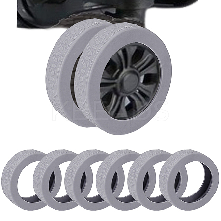 18Pcs Silicone Luggage Wheels Protectors Cover FIND-OC0013-86F-1