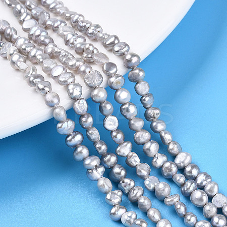 Natural Cultured Freshwater Pearl Beads Strands PEAR-N014-03I-01-1