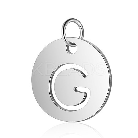Non-Tarnish 304 Stainless Steel Charms STAS-S105-T514S-G-1