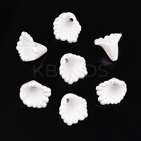 Opaque Acrylic Imitation Pearl Beads OACR-B031-48A-1