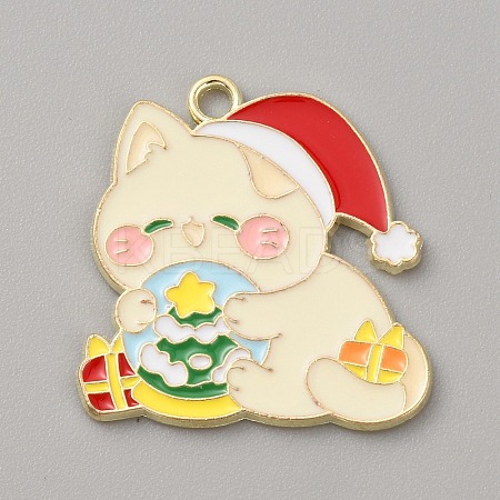 Alloy Enamel Pendants LS-ENAM-CJC0010-28C-1