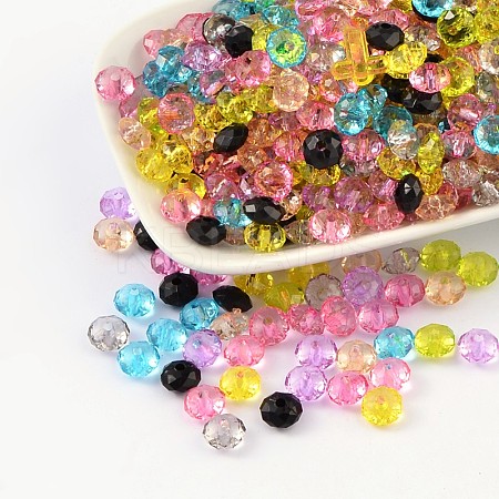 Transparent Acrylic Beads PL408Y-1