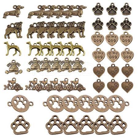 Tibetan Style Alloy Pendants TIBEP-SC0001-87-1