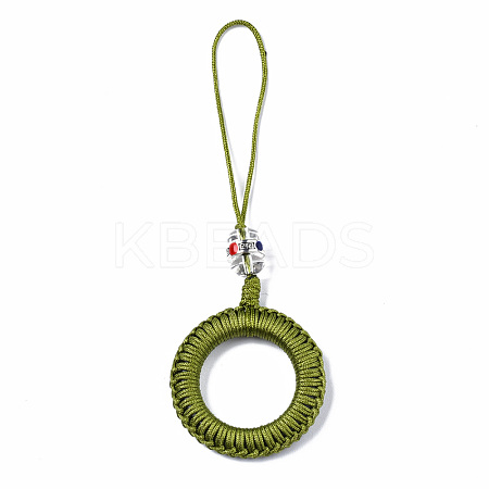 Polyester Tassel Woven Big Pendant Decorations FIND-N052-001E-1