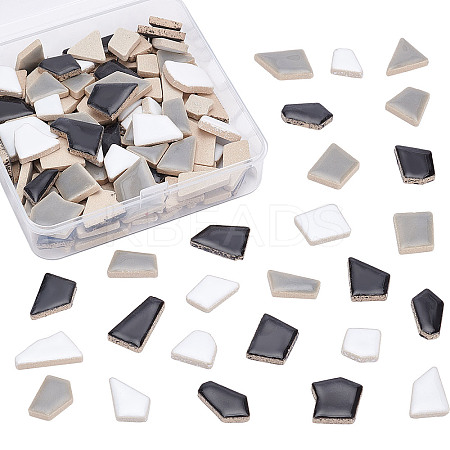 Porcelain Cabochons PORC-OC0001-01B-1