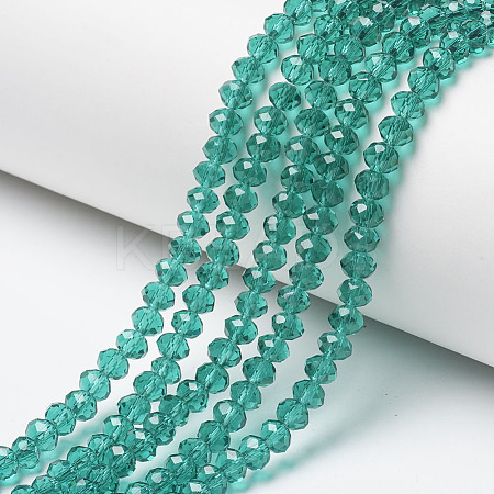 Glass Beads Strands EGLA-A034-T1mm-D18-1