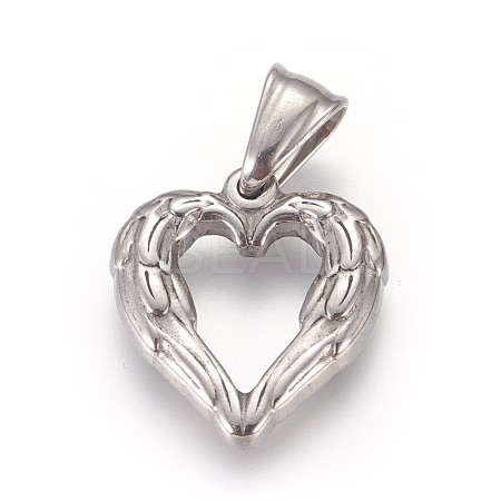 Non-Tarnish 304 Stainless Steel Pendants STAS-E449-26P-1
