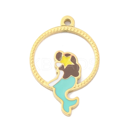 Ion Plating(IP) 304 Stainless Steel Charms STAS-N103-194G-09-1