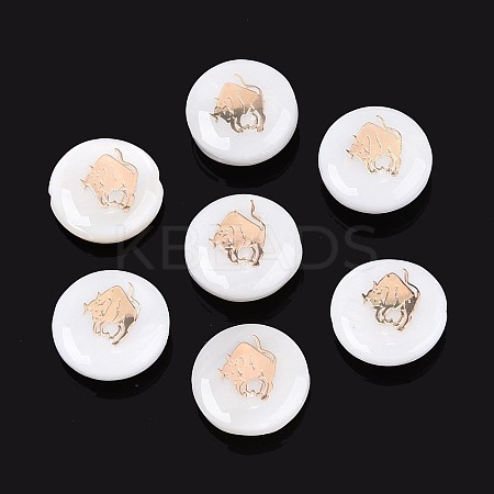 Natural Freshwater Shell Beads SHEL-N037-02A-G-1